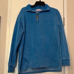 Blue Quarter-Zip Women's Sweatshirt